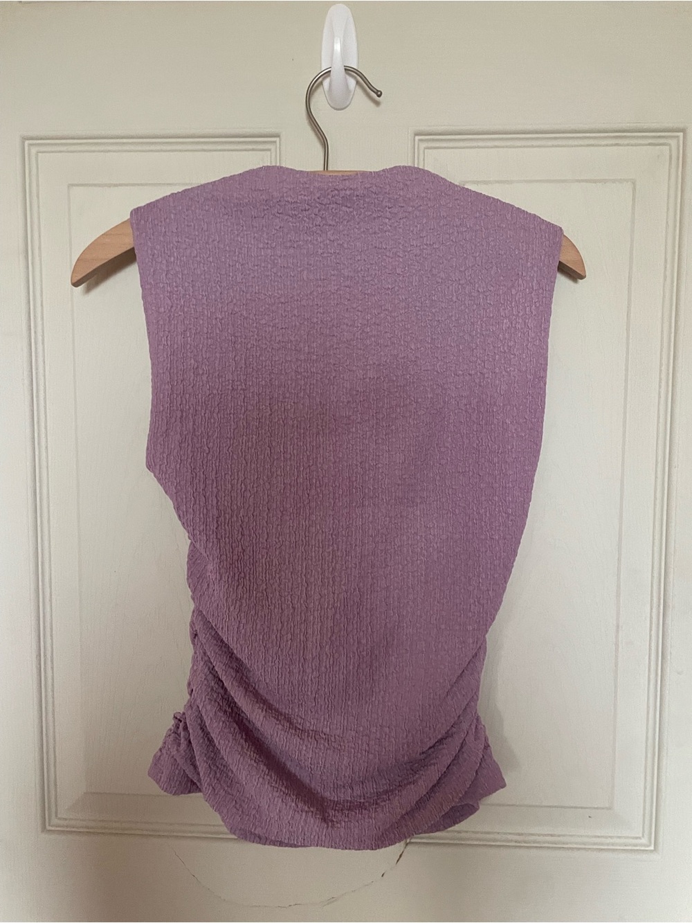Abercrombie & Fitch Lilac Textured Cowl Tank Top - Picture 2 of 3